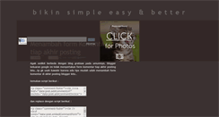 Desktop Screenshot of bikinmudah.blogspot.com