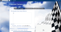 Desktop Screenshot of chevroletcamarofan.blogspot.com