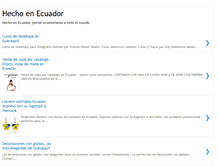 Tablet Screenshot of hechoenecuador.blogspot.com