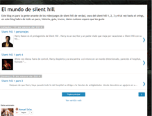 Tablet Screenshot of elmundodesilenthill.blogspot.com