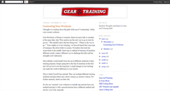 Desktop Screenshot of gearandtraining.blogspot.com