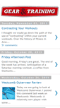 Mobile Screenshot of gearandtraining.blogspot.com