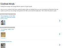 Tablet Screenshot of clothedminds.blogspot.com