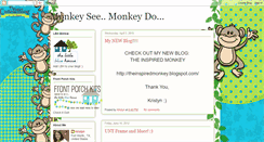 Desktop Screenshot of monkeyseemonkeydoblog.blogspot.com