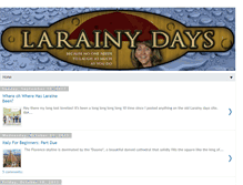 Tablet Screenshot of larainydays.blogspot.com