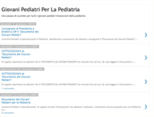 Tablet Screenshot of giovanipediatriperlapediatria.blogspot.com