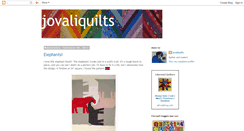 Desktop Screenshot of jovaliquilts.blogspot.com