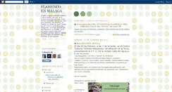 Desktop Screenshot of malagaenflamenco.blogspot.com