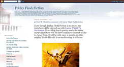 Desktop Screenshot of fridayflashfiction.blogspot.com