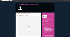 Desktop Screenshot of cityweeklymusic.blogspot.com