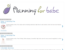 Tablet Screenshot of planningforbabe.blogspot.com