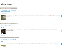 Tablet Screenshot of aliensignal.blogspot.com