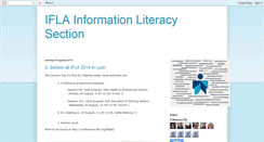 Desktop Screenshot of ifla-il-section.blogspot.com