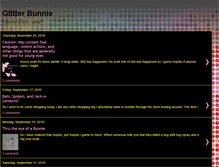 Tablet Screenshot of glitter-bunnie.blogspot.com