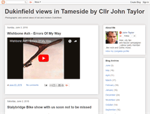 Tablet Screenshot of dukinfieldviews.blogspot.com