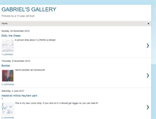 Tablet Screenshot of gabriels-gallery.blogspot.com