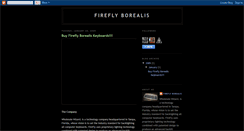 Desktop Screenshot of fireflyborealis.blogspot.com