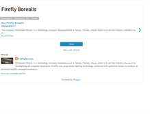 Tablet Screenshot of fireflyborealis.blogspot.com