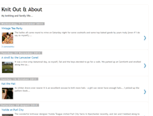Tablet Screenshot of knitoutandabout.blogspot.com