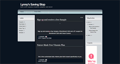 Desktop Screenshot of lynnyssavingstop.blogspot.com