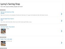 Tablet Screenshot of lynnyssavingstop.blogspot.com
