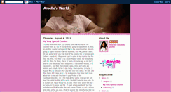 Desktop Screenshot of amellesworld.blogspot.com