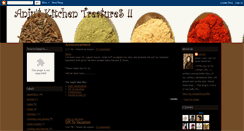 Desktop Screenshot of anjuskitchentreasures.blogspot.com