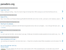 Tablet Screenshot of panadero911.blogspot.com