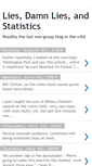 Mobile Screenshot of liesdamnliesandstatistics.blogspot.com