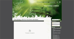 Desktop Screenshot of finalfantasylindblum.blogspot.com