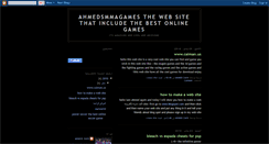 Desktop Screenshot of ahmedsmmagames.blogspot.com