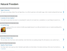 Tablet Screenshot of freedomlivingnatural.blogspot.com