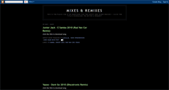 Desktop Screenshot of mixes-remixes.blogspot.com