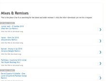 Tablet Screenshot of mixes-remixes.blogspot.com
