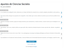 Tablet Screenshot of cienciassociales.blogspot.com