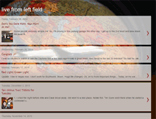 Tablet Screenshot of livefromleftfield.blogspot.com