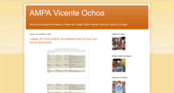 Desktop Screenshot of ampavicenteochoa.blogspot.com