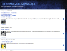 Tablet Screenshot of mukundanandaji.blogspot.com