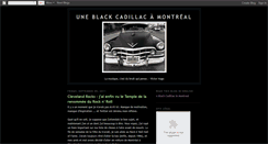 Desktop Screenshot of blackcadillacamontreal.blogspot.com
