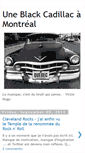 Mobile Screenshot of blackcadillacamontreal.blogspot.com