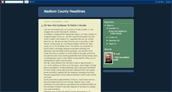 Desktop Screenshot of madisoncountyheadlines.blogspot.com