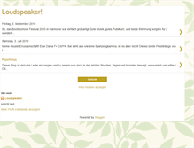 Tablet Screenshot of loooudspeaker.blogspot.com