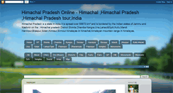 Desktop Screenshot of himachalpradeshonline.blogspot.com