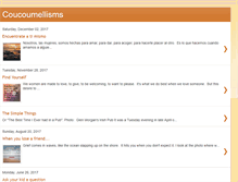 Tablet Screenshot of coucoumelle.blogspot.com