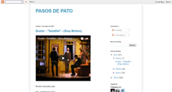 Desktop Screenshot of pasosdepato.blogspot.com