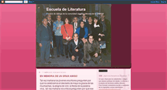 Desktop Screenshot of laescueladeliteratura.blogspot.com