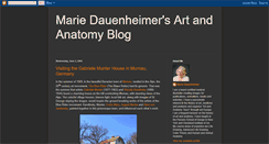 Desktop Screenshot of mariedauenheimer.blogspot.com