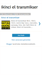 Mobile Screenshot of ikincieltransmikser.blogspot.com