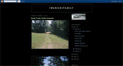 Desktop Screenshot of iwanickifamily.blogspot.com