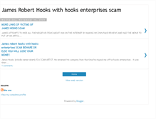 Tablet Screenshot of jamesroberthooksenterprisesscam.blogspot.com